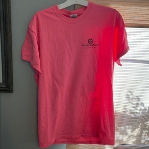 pink simply southern tee